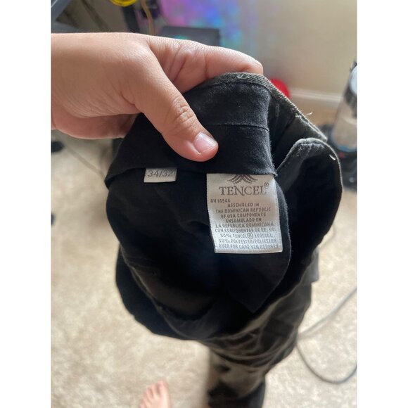 Vintage Bill Blass Men's Pleated Balloon Slacks Lightwear Tencel Classy Green - Picture 4 of 5